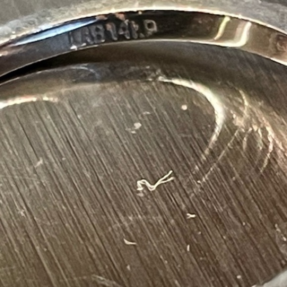 Diamond halo for round ruby 14k white gold pavé setting size 7 - Picture 7 of 7